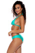 Luli Fama Luli Chic Luxe Stitch Triangle Halter Top